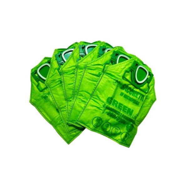 6 SACCHETTI MICROFIBRA VERDI GREEN LINE LUX PER VK200/220S