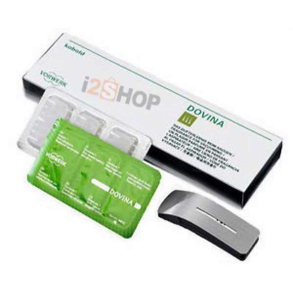 Dovina fragranza per aspirapolvere Folletto + clip 6pz