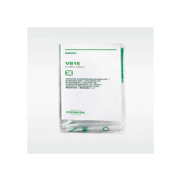 Sacchi originali Vorwerk Folletto per il sottovuoto 80x120 cm 2 pezzi