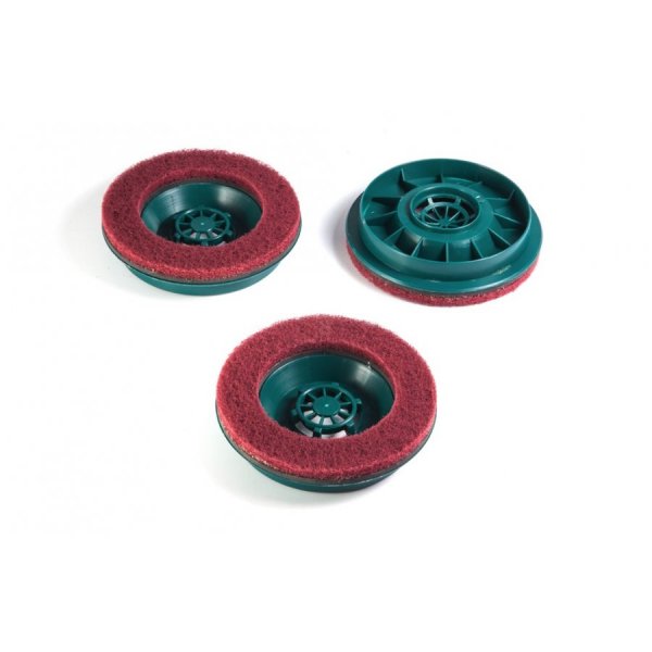 Dischi con spazzole abrasive Mazzocchia compatibile con lucidatrice Pulilux PL511