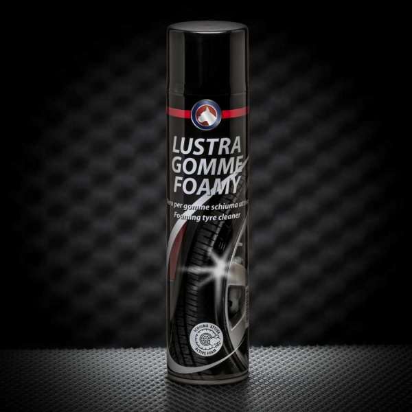 Spray pulente protettivo 600 ml LUSTRAGOMME FOAMY per pneumatici Synt Chemical 