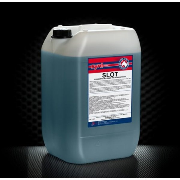 Tanica detergente SLOT 20 kg media alcalinità per prelavaggio Synt Chemical 